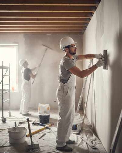 Budownictwo/Tynkowanie, szpachlowanie, gipsowanie, gruntowanie ścian, sufitu
