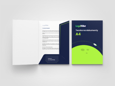 Teczka A4 na dokumenty + wydruk (opcjonalnie)