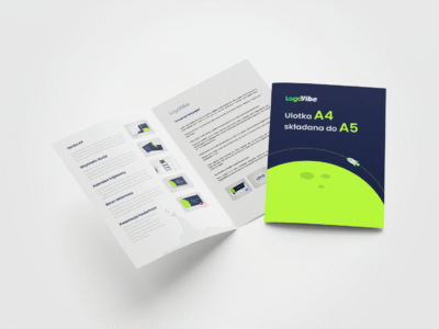 Projekt ulotek składanych A4 do A5